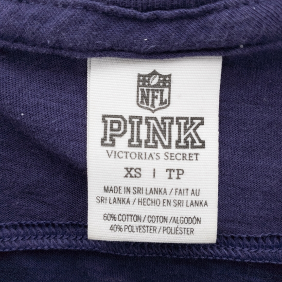 VS PINK NFL MN Vikings Show Your Horns Jersey, XS - Picture 2 of 3
